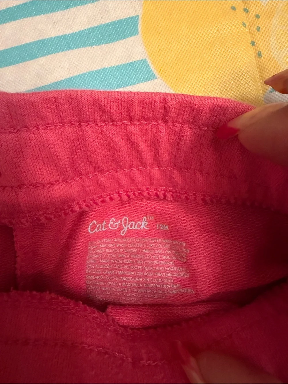 Cat & Jack Pink Drawstring Girls Shorts